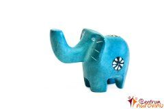 Soška slona modrá (květina)